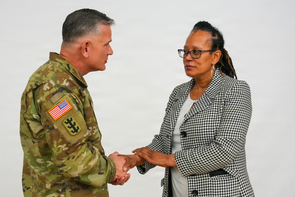 The Judge Advocate General Visits Fort Meade
