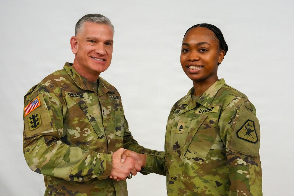 The Judge Advocate General Visits Fort Meade