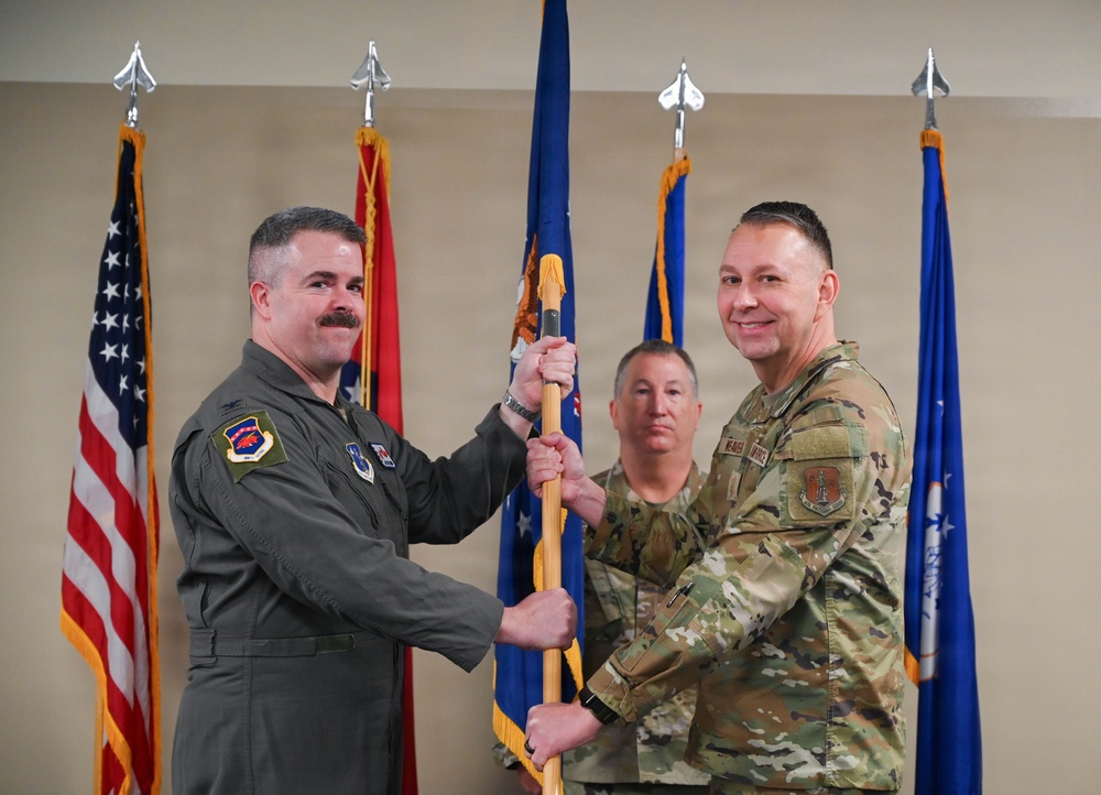 Chief Manamon Passes Enlisted Leadership of the 188th Wing to Chief Weaver