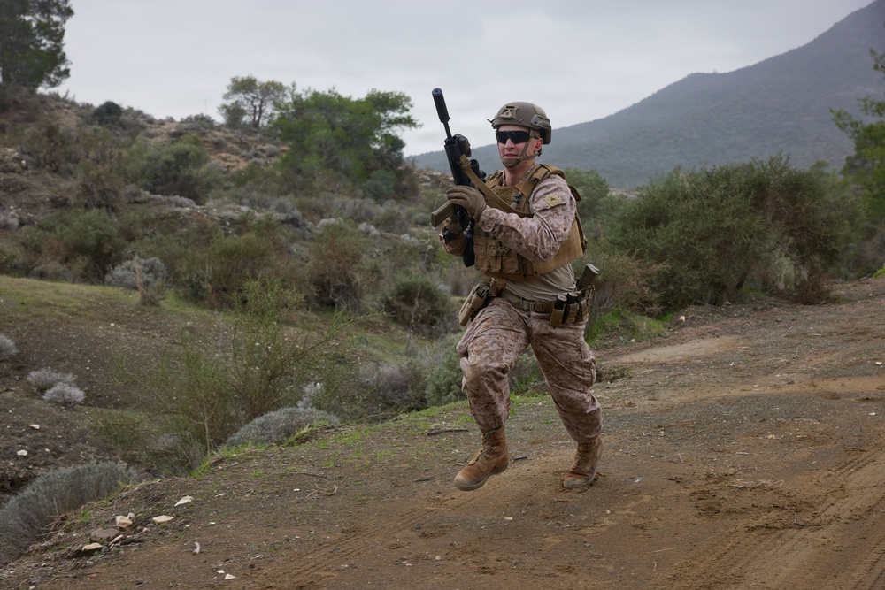 U.S. Marines with FAST Company Europe and Cyprus Special Forces Range Day
