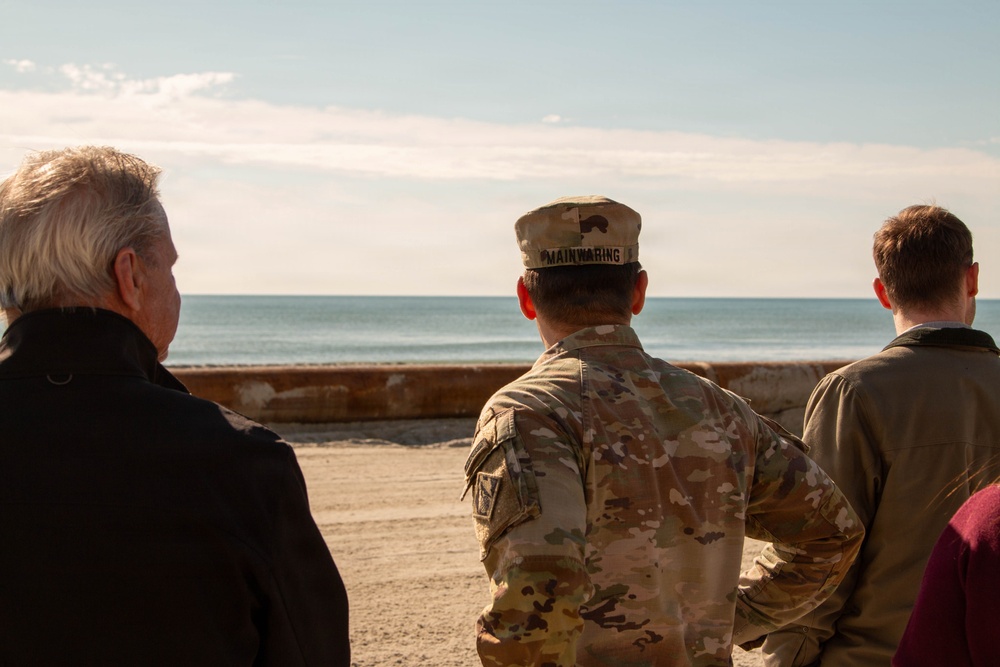 USACE Charleston District Commander Meets with North Myrtle Beach Leaders During Renourishment Site Visit