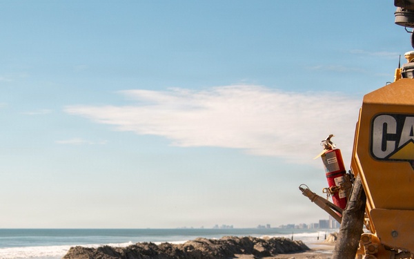 Grand Strand Renourishment Work Continues in North Myrtle Beach