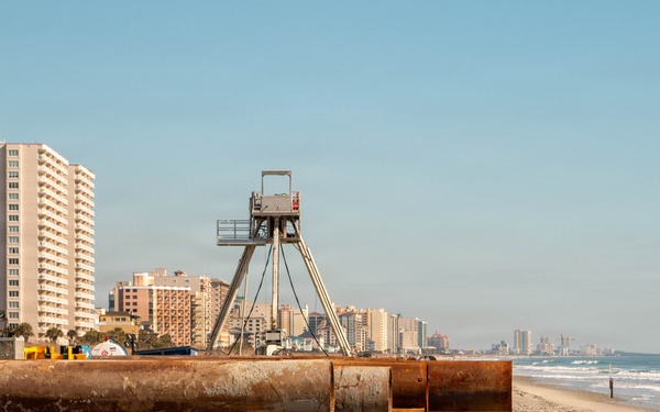 Grand Strand Renourishment Work Continues in North Myrtle Beach