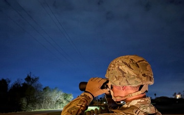 Soldiers Stand Watch at Southern Border