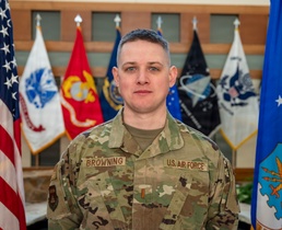 2nd Lt. Christopher Browning completes Chaplain Candidate tour at AFMAO