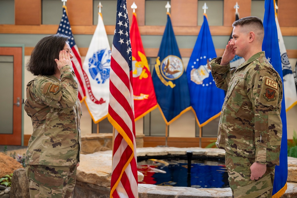 2nd Lt. Christopher Browning completes Chaplain Candidate tour at AFMAO