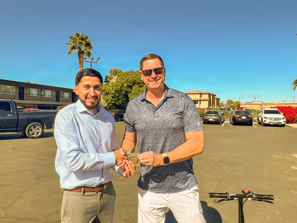 NAVSUP FLC San Diego CO Visits El Centro and Blue Angels