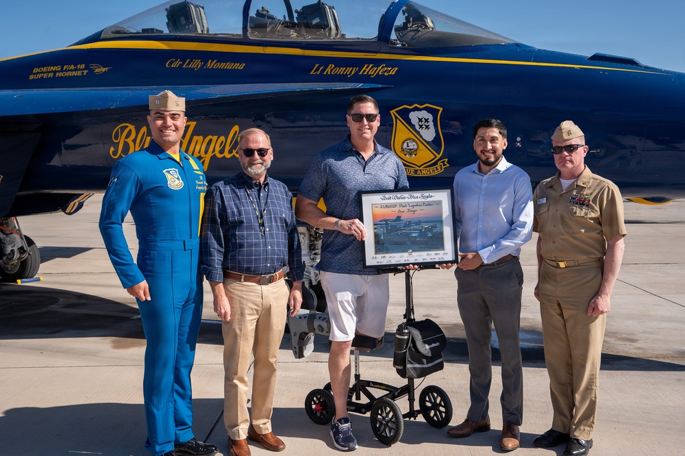 NAVSUP FLC San Diego CO Visits El Centro and Blue Angels