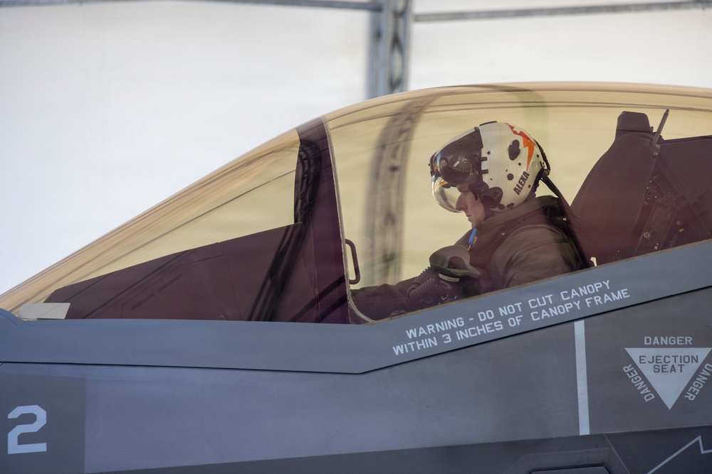 F-35 Lightning II flight operations during Atlantic Lightning 26-1