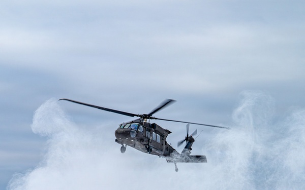 Northern Strike 26-1 UH-60 Black Hawk Snow Landing