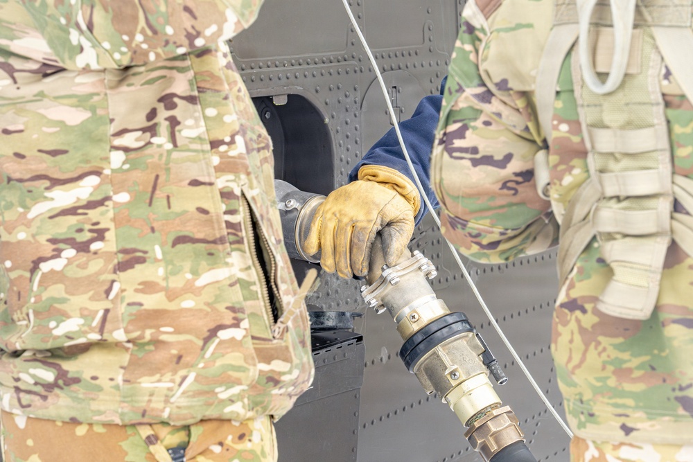 Northern Strike 26-1 UH-60 Black Hawk Snow Landing