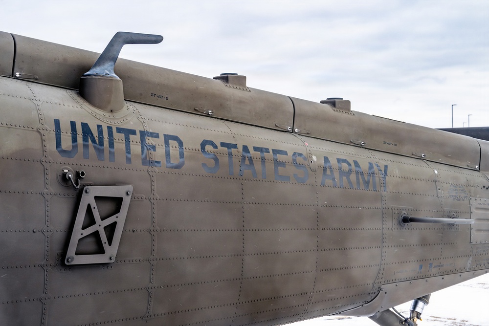Northern Strike 26-1 UH-60 Black Hawk Snow Landing