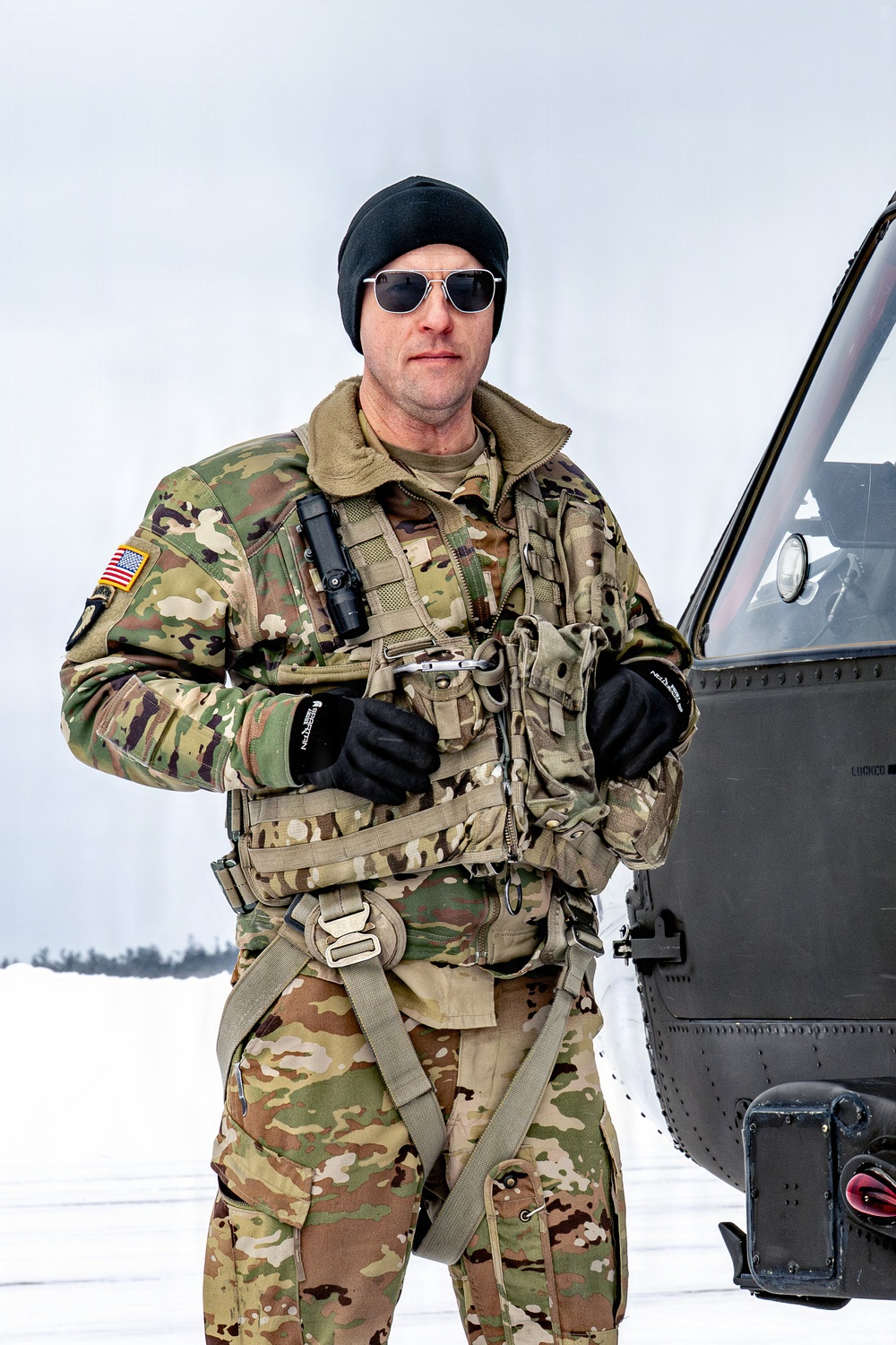 Northern Strike 26-1 UH-60 Black Hawk Snow Landing