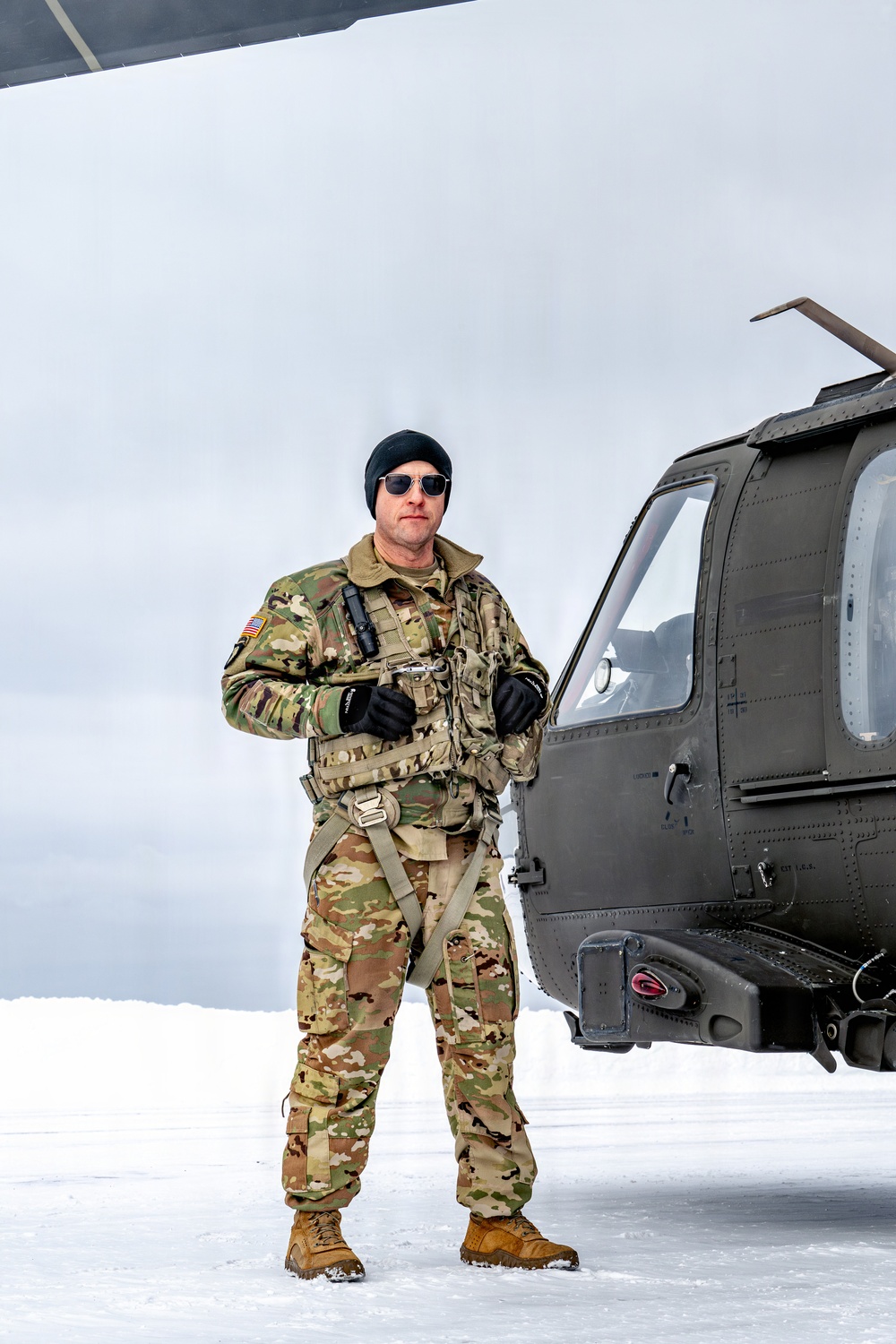 Northern Strike 26-1 UH-60 Black Hawk Snow Landing