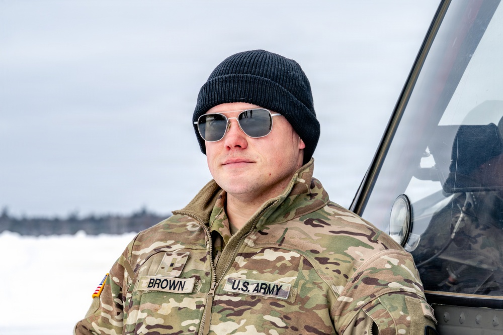 Northern Strike 26-1 UH-60 Black Hawk Snow Landing