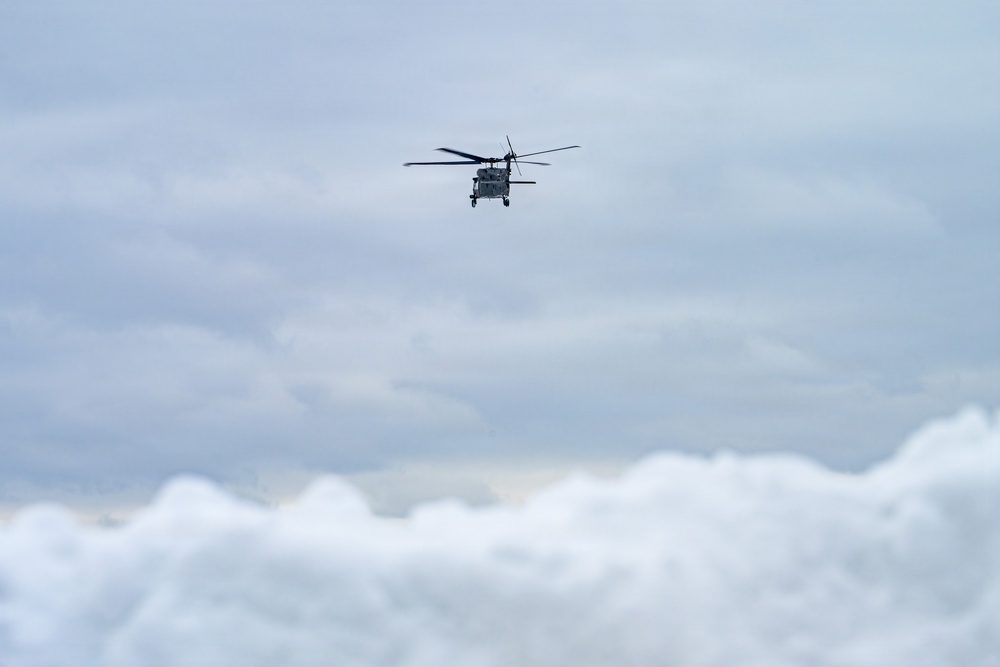 Northern Strike 26-1 UH-60 Black Hawk Snow Landing