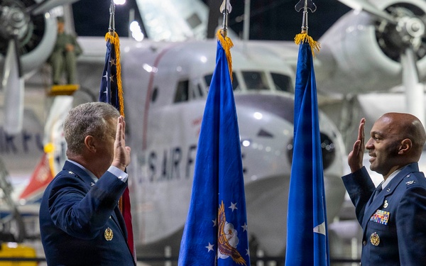 Lt Col Jeffrey Hoover II promotion ceremony