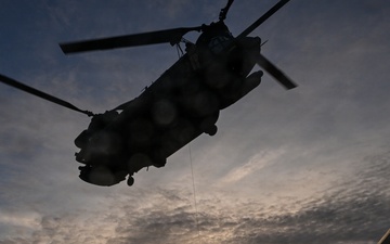 Sentinel-class USCGC Florence Finch trains with the U.S. Army 160th Special Operations Aviation Regiment (SOAR) “Night Stalkers”
