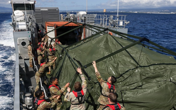Army Medics Train Maritime Casualty Evacuation Off Coast of Hawaii