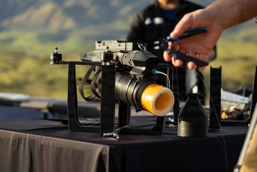 Marines evaluate fiber-optic FPV drones during DIU challenge