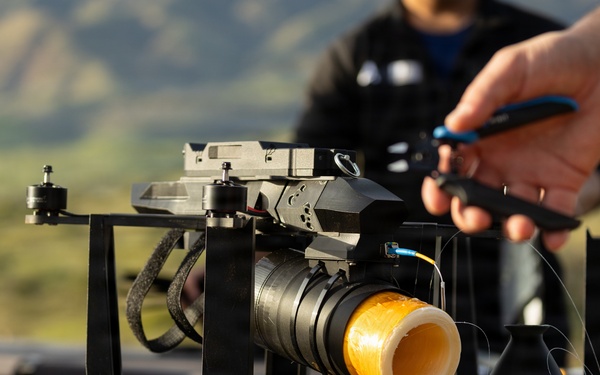Marines evaluate fiber-optic FPV Drones during DIU challenge
