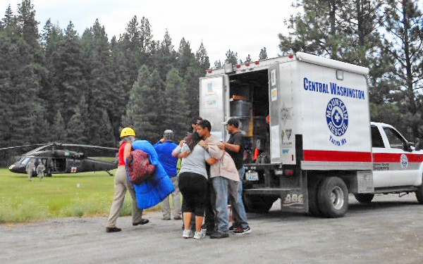 National Guard rescues family missing since Thursday