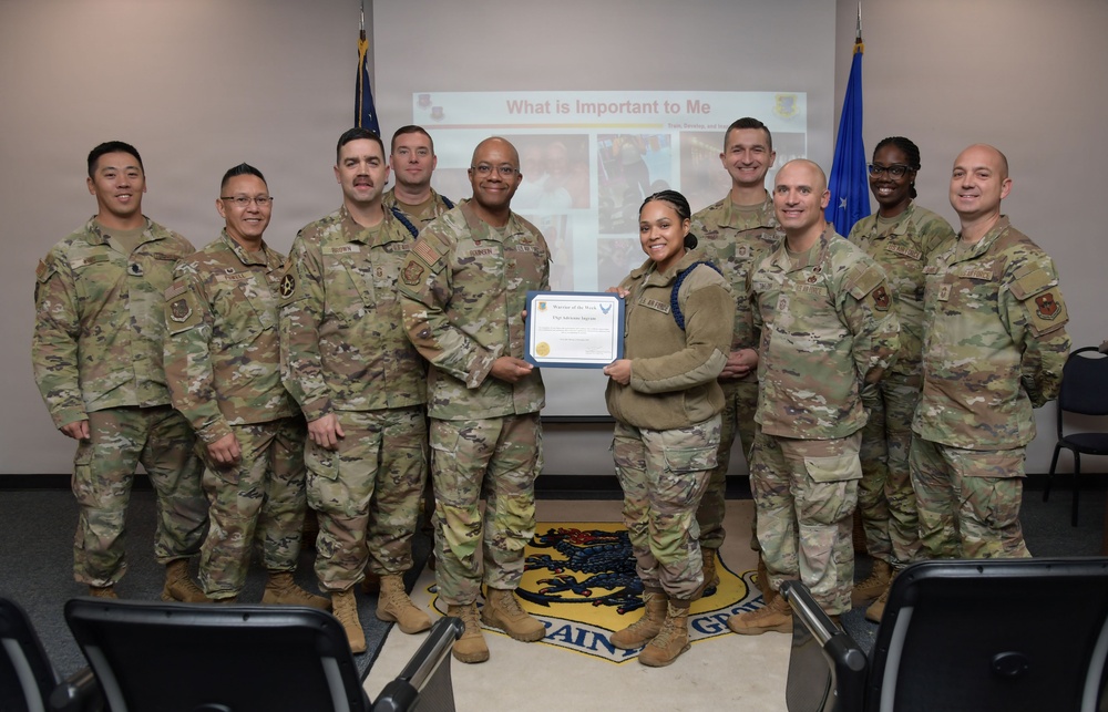 Warrior of the Week: TSgt. Ingram