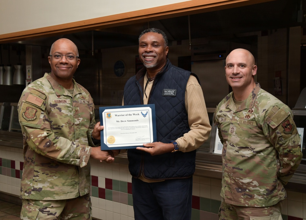 Warrior of the Week: Drew Simmonds