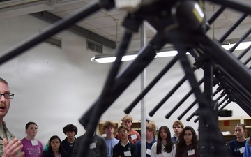 Biloxi Jr. Leadership students learn Keesler's mission and training capabilities