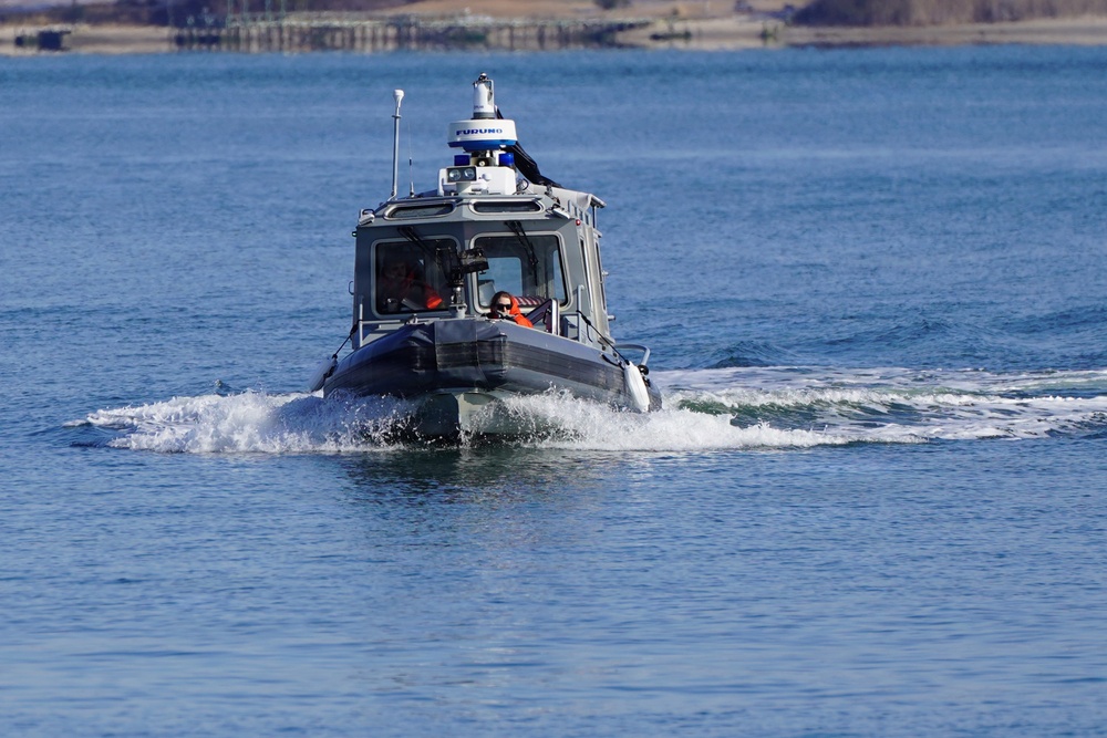 Harbor Patrol Unit exercises during Citadel Shield- Solid Curtain 2026 at Naval Weapons Station Yorktown