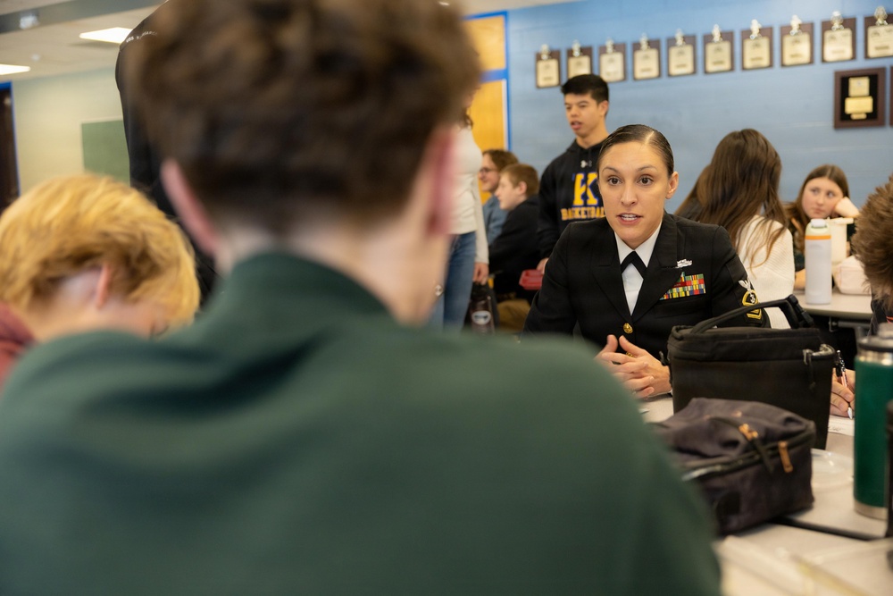 NTAG New England Sailors Visit High School In Namesake Visit