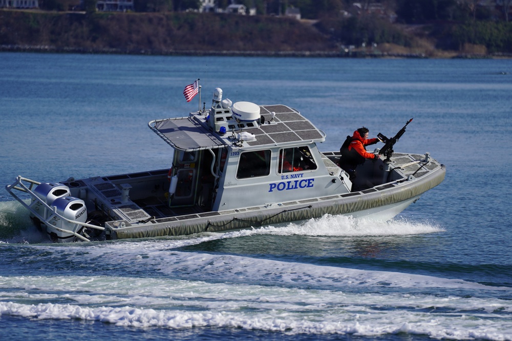 Harbor Patrol Unit exercises on the York River during Citadel Shield-Solid Curtain at Naval Weapons Station Yorktown