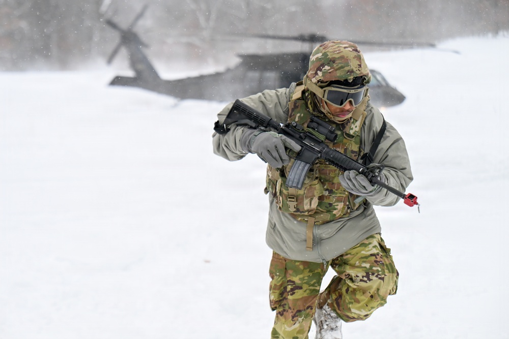 Soldiers from the Michigan National Guard Participate in Northern Strike 26-1, at Camp Grayling Joint Maneuver Training Center, MI.