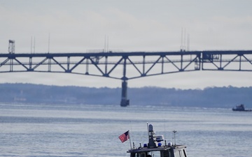 Harbor Patrol Unit exercises on the York River during Citadel Shield-Solid Curtain at Naval Weapons Station Yorktown