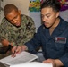 Retail Service Specialists perform end of month inventory aboard USS Bulkeley (DDG 84)