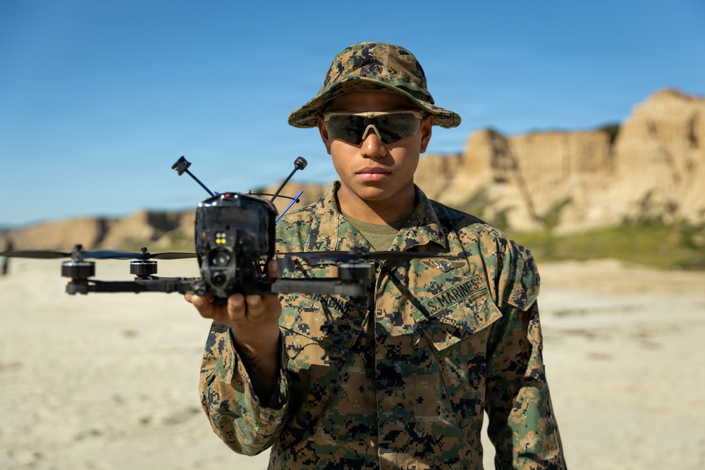 Marines evaluate fiber-optic FPV drones during DIU challenge