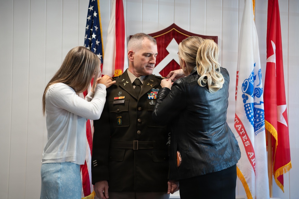 Col Heffernan conducts promotion ceremony at SFB