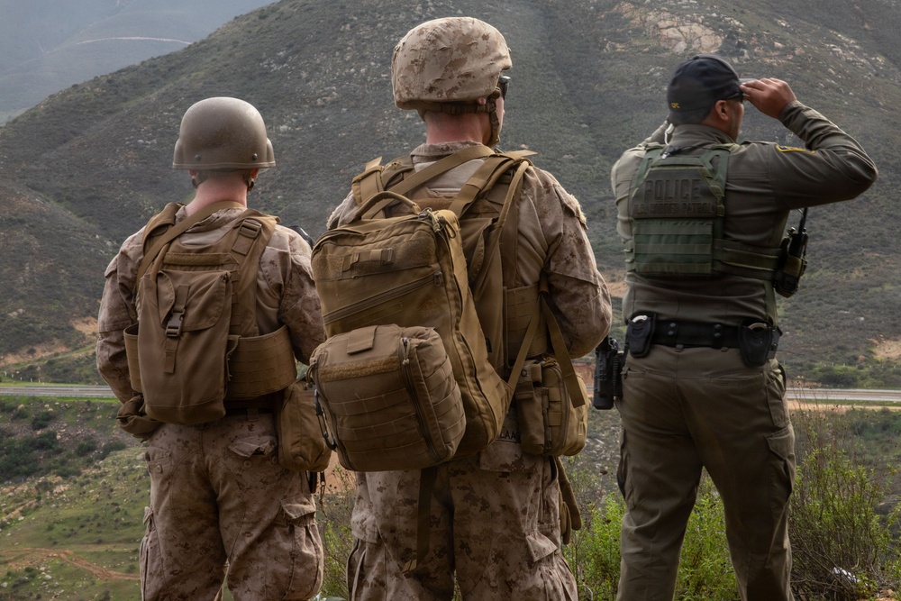 Marines enhance security along the southern border