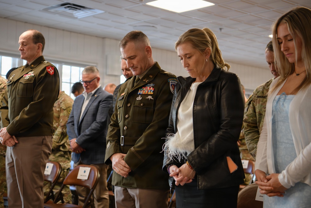 Col Heffernan conducts promotion ceremony at SFB