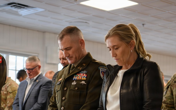 Col Heffernan conducts promotion ceremony at SFB