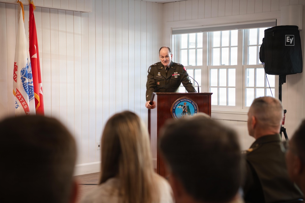 Col Heffernan conducts promotion ceremony at SFB