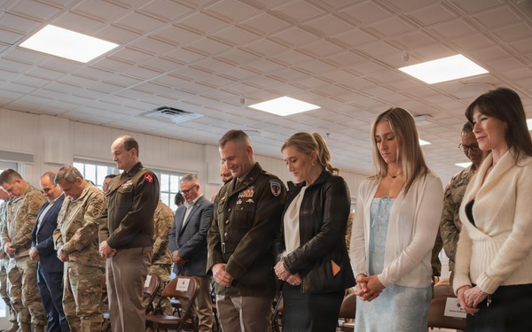 Col Heffernan conducts promotion ceremony at SFB