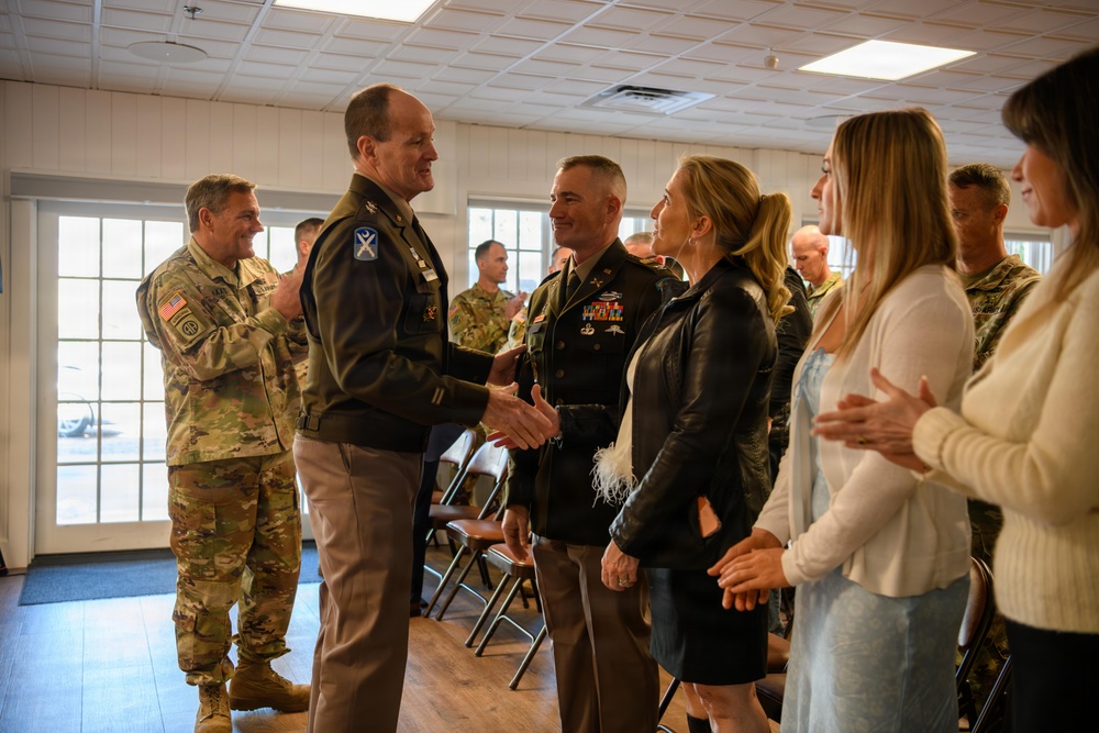 Col Heffernan conducts promotion ceremony at SFB