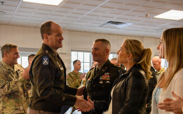 Col Heffernan conducts promotion ceremony at SFB