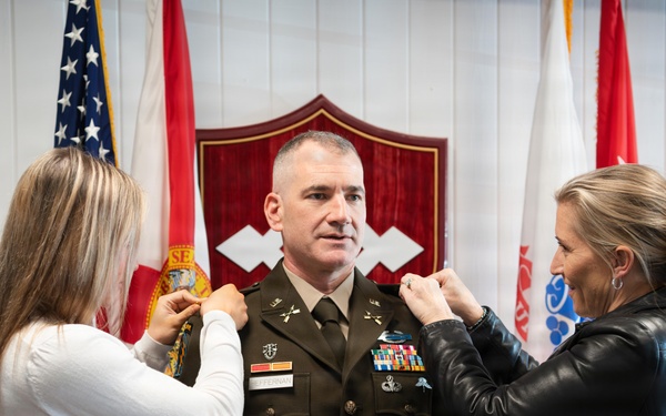 Col Heffernan conducts promotion ceremony at SFB