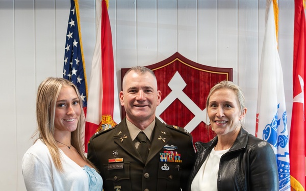 Col Heffernan conducts promotion ceremony at SFB