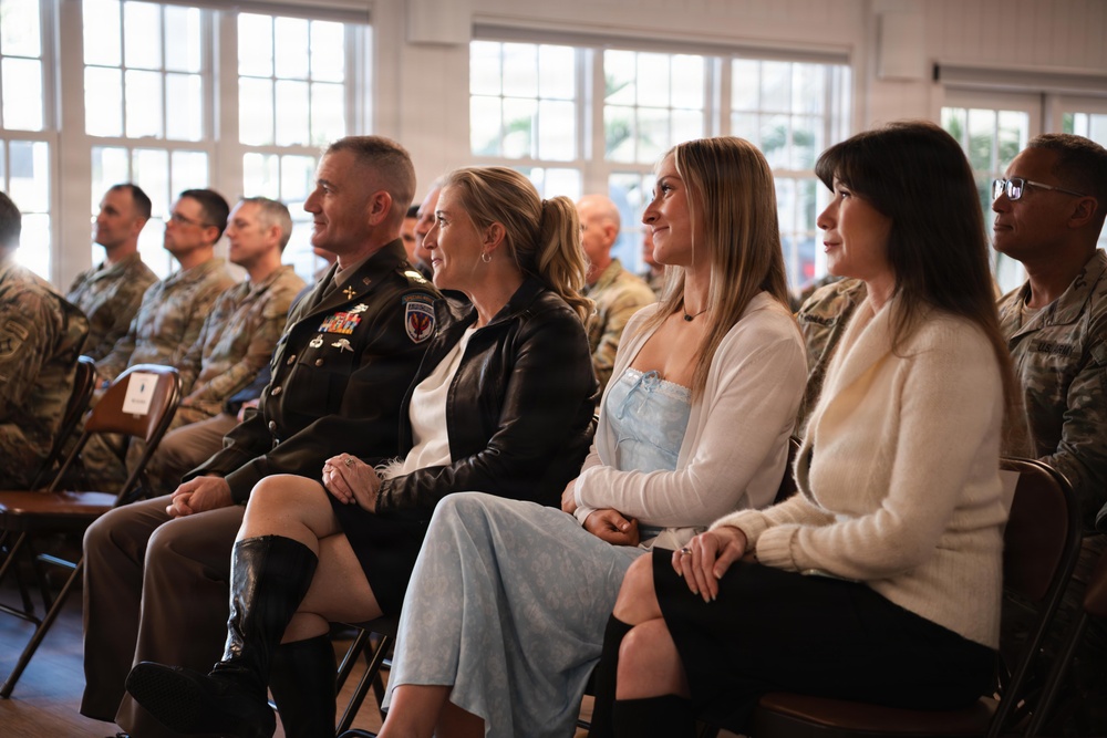 Col Heffernan conducts promotion ceremony at SFB