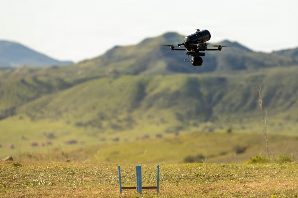 Marines evaluate fiber-optic FPV drones during DIU challenge