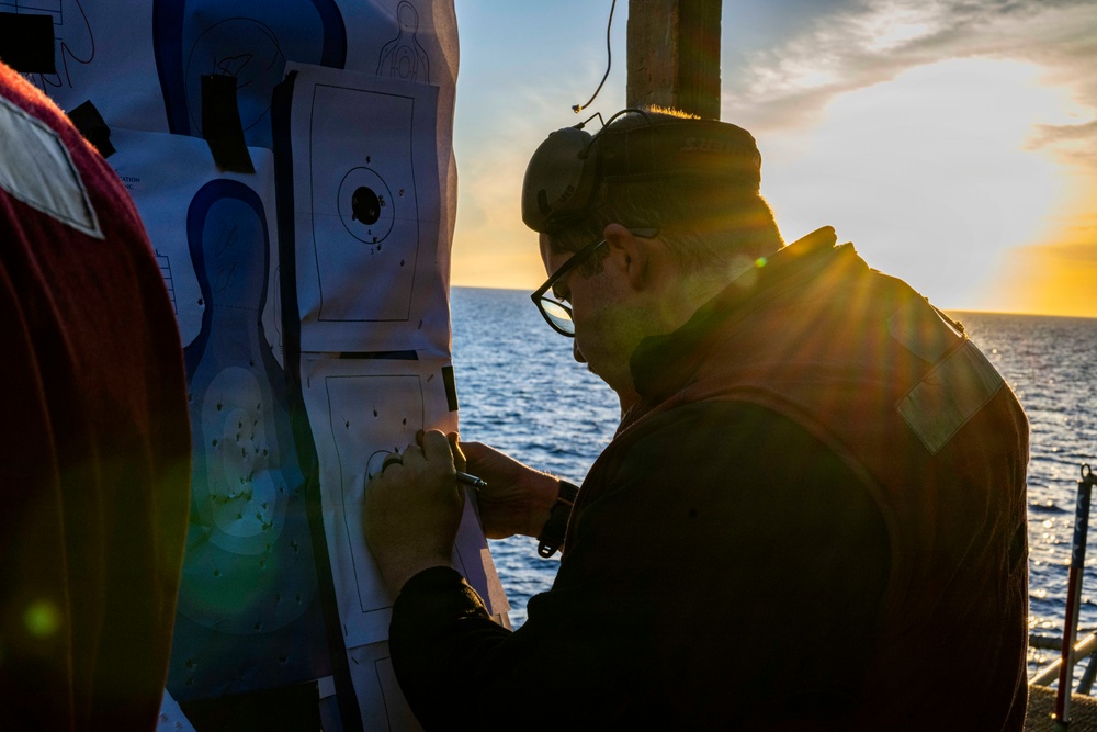 USS Theodore Roosevelt Conducts Live Fire Exercise