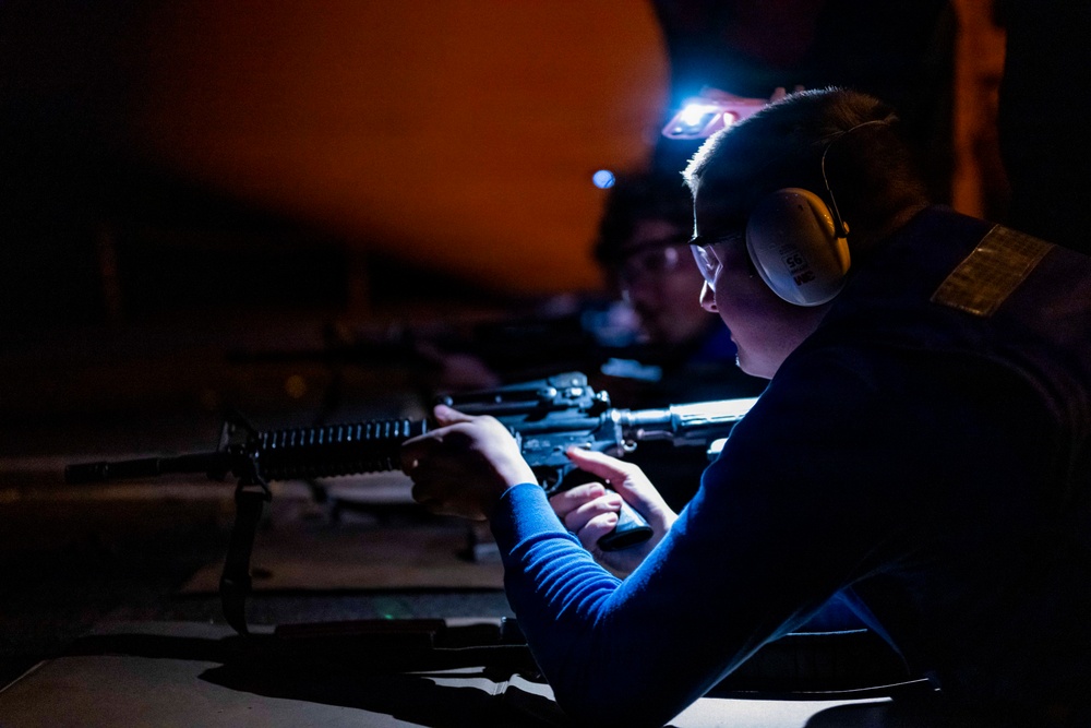 USS Theodore Roosevelt Conducts Live Fire Exercise